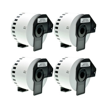 Set 4 Banda/Rola etichete Alb pentru BROTHER DK55224 54mmX30.48m P-Touch QL1000 1050 1060,500,560,570,580,650,720 Set 4 Banda/Rola etichete Alb pentru BROTHER DK55224 54mmX30.48m P-Touch QL1000 1050 1060,500,560,570,580,650,720