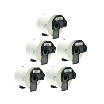 Set 5 Banda/Rola DK11202 etichete Alb 62mmX100mm Compatibile Pentru BROTHER P-Touch QL 1000 Series / QL 1050 / QL 1050 N / QL 1060 N / QL 500 A / QL 500 BS / QL 560 / QL 570 / QL 580 / QL 650 TD / QL 700 / QL 710 W / QL 720 NW Set 5 Banda/Rola DK11202 etichete Alb 62mmX100mm Compatibile Pentru BROTHER P-Touch QL 1000 Series / QL 1050 / QL 1050 N / QL 1060 N / QL 500 A / QL 500 BS / QL 560 / QL 570 / QL 580 / QL 650 TD / QL 700 / QL 710 W / QL 720 NW