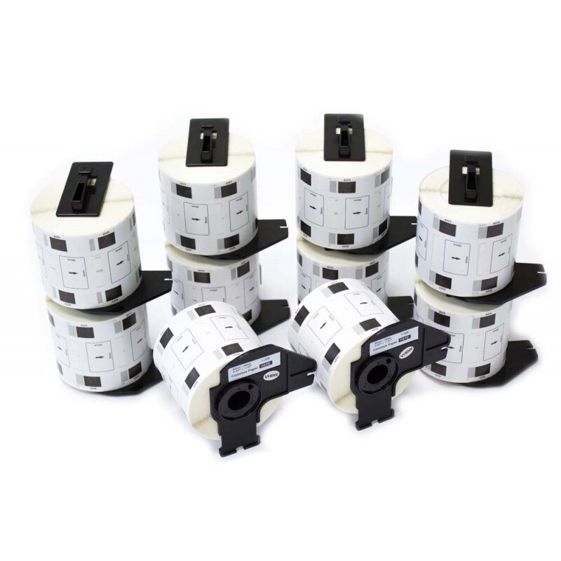 Set 10 Banda/Rola DK11209 62mmX29mm etichete Alb Compatibile BROTHER P-Touch QL1000 QL1050 QL 1060 500 QL 500 A h QL 500 550 QL 560 570 QL 580QL 580 QL 580 QL 700 QL 710 QL 720 NW QL 800 QL 810 W QL 820 NWB