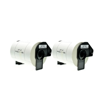 Set 2 Banda/Rola DK11241 102mmX152mm etichete Alb pentru BROTHER P-Touch QL1000 Series /QL 1050 / QL 1050 N / QL 1060 N Set 2 Banda/Rola DK11241 102mmX152mm etichete Alb pentru BROTHER P-Touch QL1000 Series /QL 1050 / QL 1050 N / QL 1060 N