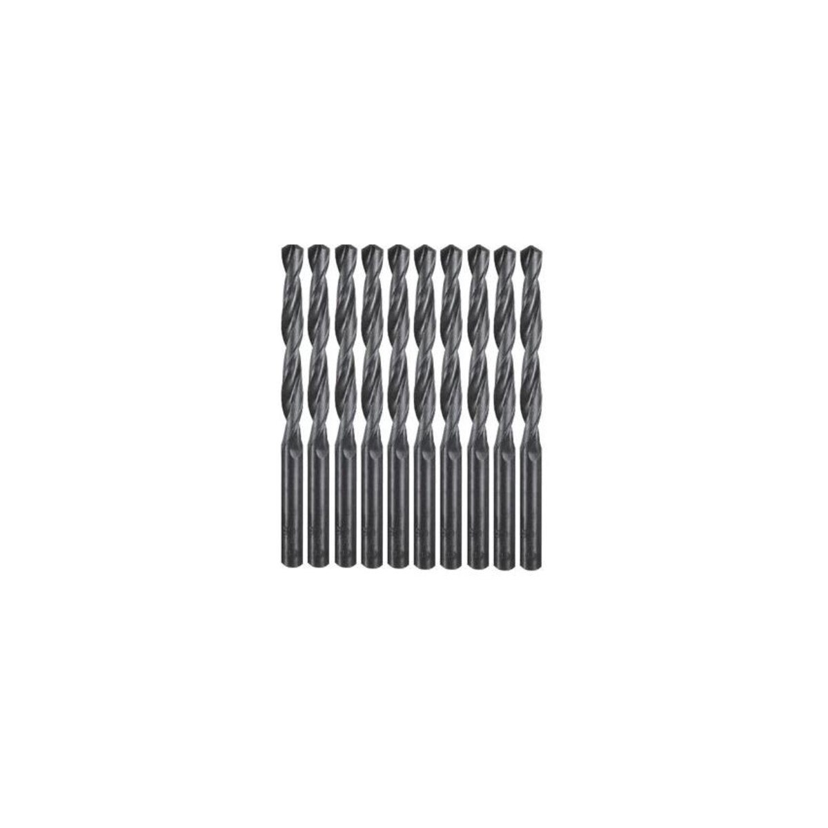 Set 10 burghie precizie perforat metal, HSS, DIN338, 2.5 mm x 57mm, Dedra