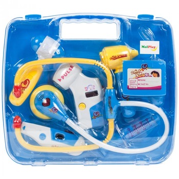 Trusa de doctor in valiza, cu sunete si lumini - MalPlay Trusa de doctor in valiza, cu sunete si lumini - MalPlay