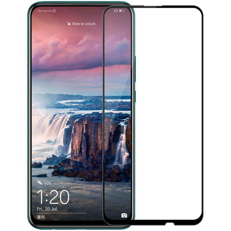 Folie de sticla 5D Edge to Edge iCover pentru Huawei P Smart Z, negru/transparent