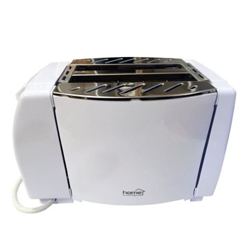 Prajitor de Paine Home , Putere 1300 W, 4 felii, Functie 7 trepte de reglaj, Functie Cooltouch, Buton STOP , Tava firimituri , Culoare Alb Prajitor de Paine Home , Putere 1300 W, 4 felii, Functie 7 trepte de reglaj, Functie Cooltouch, Buton STOP , Tava firimituri , Culoare Alb