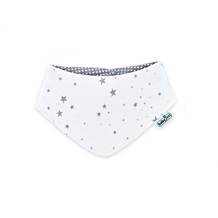 BabyJem Scarf White Stars partedli, kétoldalas, sál típus