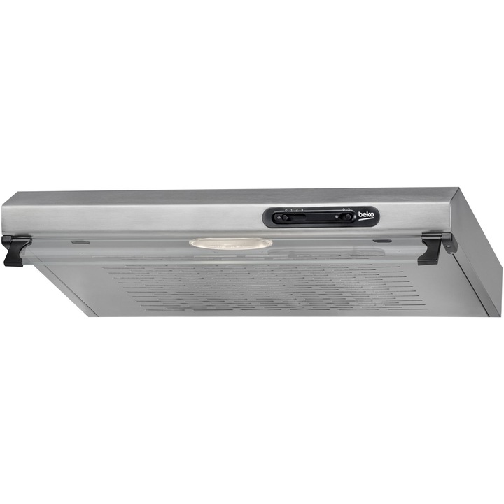 Hota traditionala Beko CFB6310X, 205 mc/h, 3 trepte de viteza, 1 motor, Inox