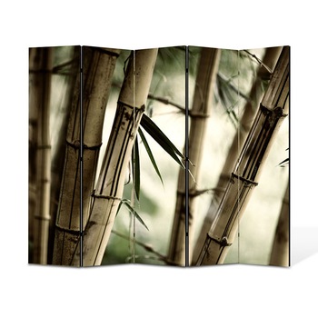 Paravan 5 piese Premium Heartwork TrueColor Bambus, Panza pe cadru de lemn, Decoratiuni Moderne pentru Casa, 5 x 35 x 180 cm, 175 x 180 cm Paravan 5 piese Premium Heartwork TrueColor Bambus, Panza pe cadru de lemn, Decoratiuni Moderne pentru Casa, 5 x 35 x 180 cm, 175 x 180 cm