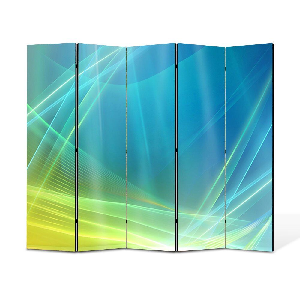 Paravan 5 piese Premium Heartwork TrueColor Desktop, Panza pe cadru de lemn, Decoratiuni Moderne pentru Casa, 5 x 35 x 180 cm, 175 x 180 cm