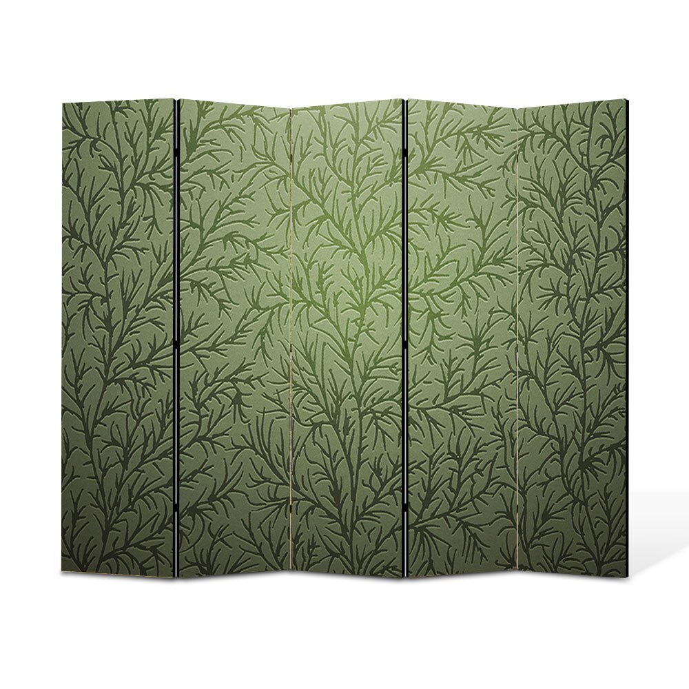 Paravan 5 piese Premium Heartwork TrueColor Tapet cu desene, Panza pe cadru de lemn, Decoratiuni Moderne pentru Casa, 5 x 35 x 180 cm, 175 x 180 cm