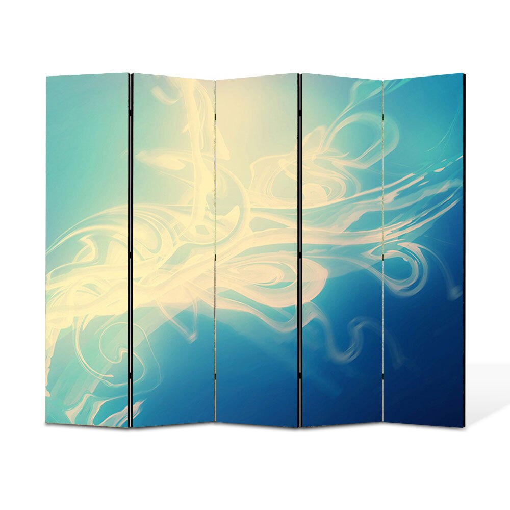 Paravan 5 piese Premium Heartwork TrueColor Zana, Panza pe cadru de lemn, Decoratiuni Moderne pentru Casa, 5 x 45 x 150 cm, 225 x 150 cm