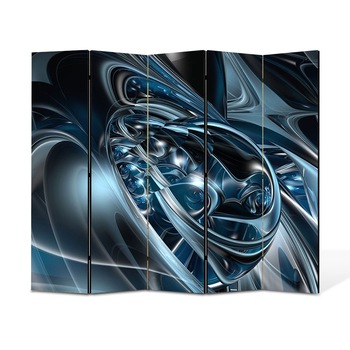 Paravan 5 piese Premium Heartwork TrueColor Metal topit, Panza pe cadru de lemn, Decoratiuni Moderne pentru Casa, 5 x 45 x 150 cm, 225 x 150 cm Paravan 5 piese Premium Heartwork TrueColor Metal topit, Panza pe cadru de lemn, Decoratiuni Moderne pentru Casa, 5 x 45 x 150 cm, 225 x 150 cm