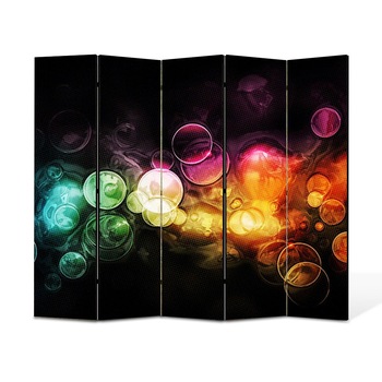 Paravan 5 piese Premium Heartwork TrueColor Lumini in ploaie, Panza pe cadru de lemn, Decoratiuni Moderne pentru Casa, 5 x 45 x 150 cm, 225 x 150 cm Paravan 5 piese Premium Heartwork TrueColor Lumini in ploaie, Panza pe cadru de lemn, Decoratiuni Moderne pentru Casa, 5 x 45 x 150 cm, 225 x 150 cm