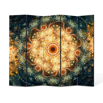 Paravan 5 piese Premium Heartwork TrueColor Candelabre, Panza pe cadru de lemn, Decoratiuni Moderne pentru Casa, 5 x 45 x 150 cm, 225 x 150 cm Paravan 5 piese Premium Heartwork TrueColor Candelabre, Panza pe cadru de lemn, Decoratiuni Moderne pentru Casa, 5 x 45 x 150 cm, 225 x 150 cm