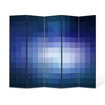 Paravan 5 piese Premium Heartwork TrueColor Lumina pixelata, Panza pe cadru de lemn, Decoratiuni Moderne pentru Casa, 5 x 35 x 180 cm, 175 x 180 cm Paravan 5 piese Premium Heartwork TrueColor Lumina pixelata, Panza pe cadru de lemn, Decoratiuni Moderne pentru Casa, 5 x 35 x 180 cm, 175 x 180 cm