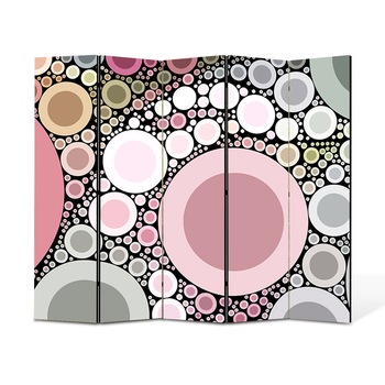 Paravan 5 piese Premium Heartwork TrueColor Margele, Panza pe cadru de lemn, Decoratiuni Moderne pentru Casa, 5 x 45 x 150 cm, 225 x 150 cm Paravan 5 piese Premium Heartwork TrueColor Margele, Panza pe cadru de lemn, Decoratiuni Moderne pentru Casa, 5 x 45 x 150 cm, 225 x 150 cm