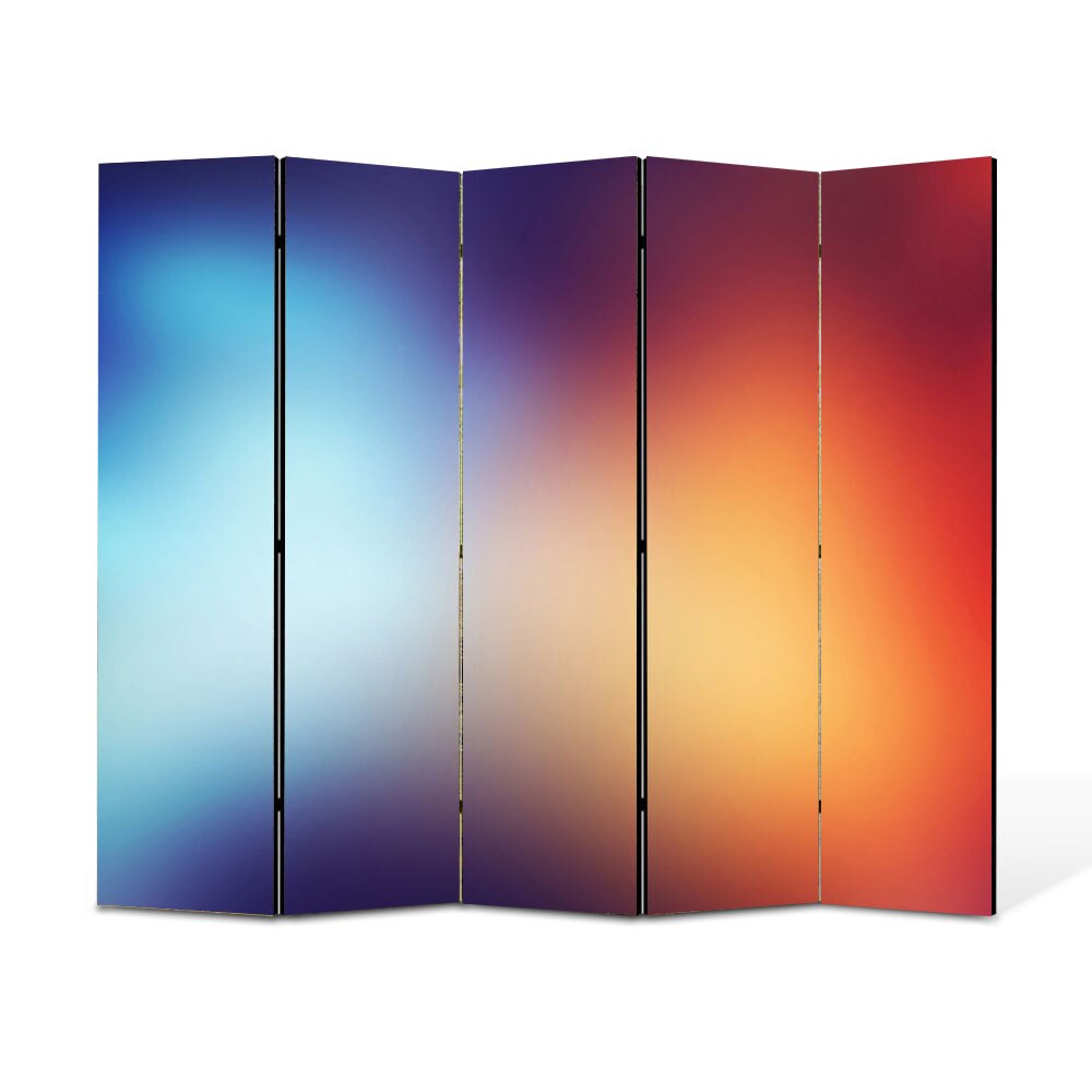 Paravan 5 piese Premium Heartwork TrueColor Halou, Panza pe cadru de lemn, Decoratiuni Moderne pentru Casa, 5 x 45 x 150 cm, 225 x 150 cm