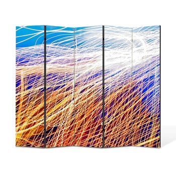 Paravan 5 piese Premium Heartwork TrueColor Plasa de lumina, Panza pe cadru de lemn, Decoratiuni Moderne pentru Casa, 5 x 35 x 180 cm, 175 x 180 cm Paravan 5 piese Premium Heartwork TrueColor Plasa de lumina, Panza pe cadru de lemn, Decoratiuni Moderne pentru Casa, 5 x 35 x 180 cm, 175 x 180 cm