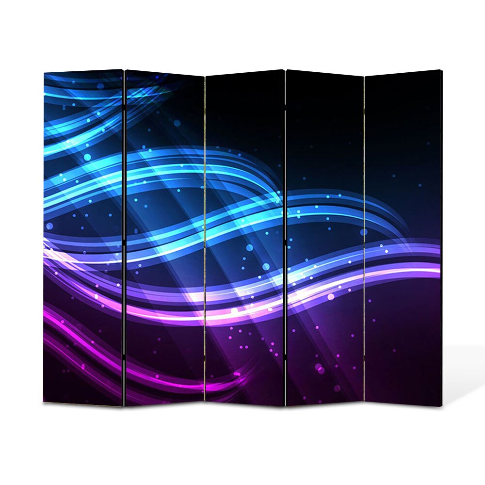 Paravan 5 piese Premium Heartwork TrueColor Vertebre, Panza pe cadru de lemn, Decoratiuni Moderne pentru Casa, 5 x 45 x 150 cm, 225 x 150 cm