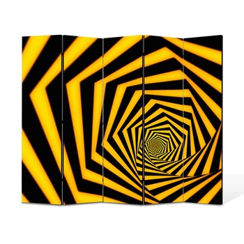 Paravan 5 piese Premium Heartwork TrueColor Spirala spre infinit, Panza pe cadru de lemn, Decoratiuni Moderne pentru Casa, 5 x 35 x 180 cm, 175 x 180 cm Paravan 5 piese Premium Heartwork TrueColor Spirala spre infinit, Panza pe cadru de lemn, Decoratiuni Moderne pentru Casa, 5 x 35 x 180 cm, 175 x 180 cm