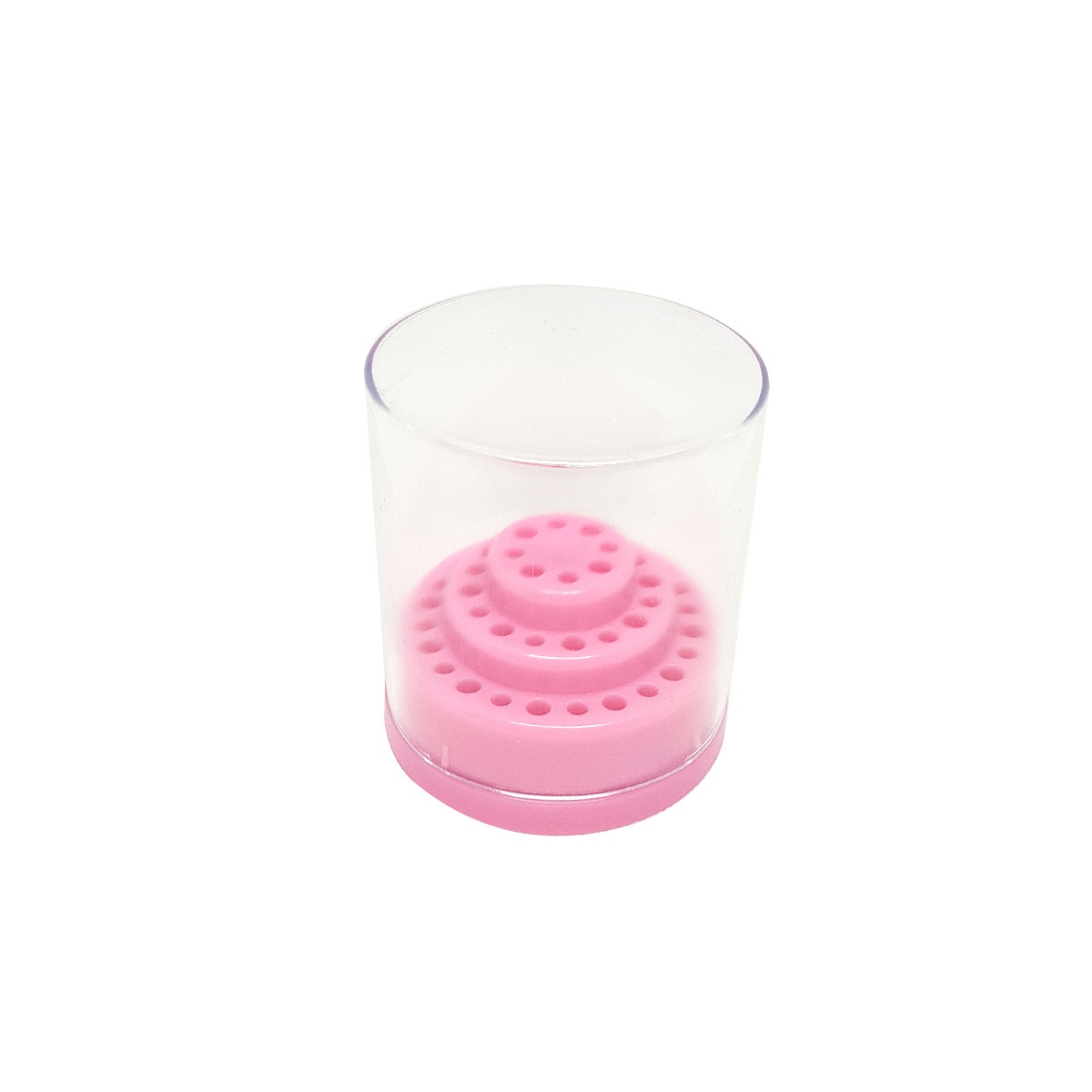 Recipient depozitare 48 capete carbid Moonbasa Nails, 016-R, Roz