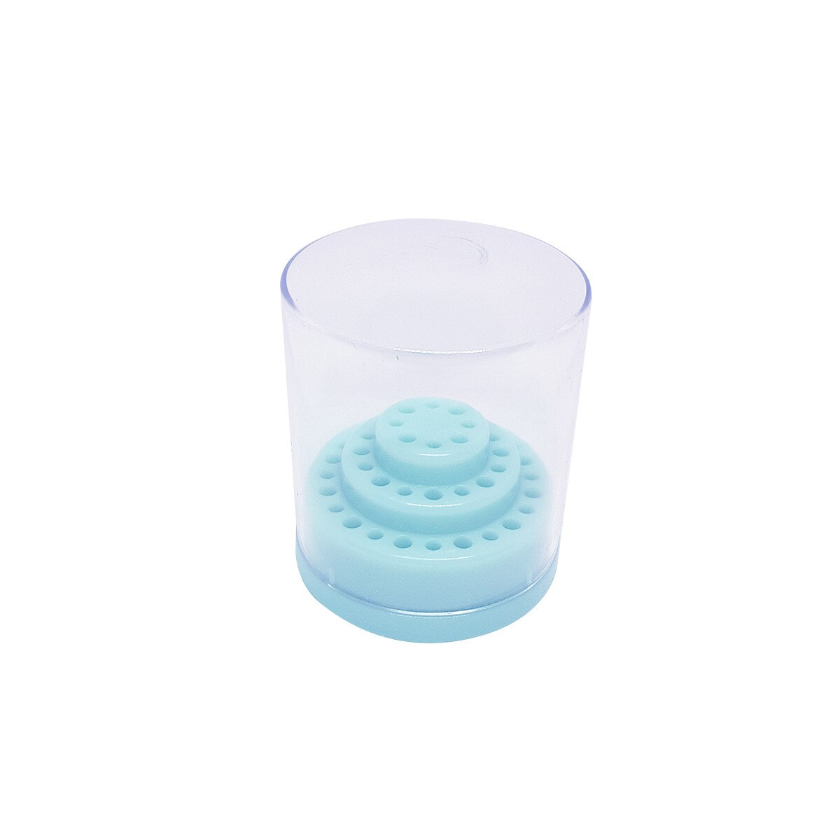 Recipient depozitare 48 capete carbid Moonbasa Nails, 016-BL, Albastru