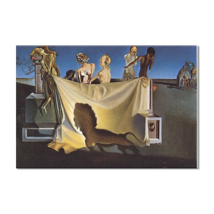 Tablou Canvas Premium Arta Clasica Heartwork, Reproducere, Salvador Dali, The Old Age of William Tell 1931, 54 cm x 80 cm