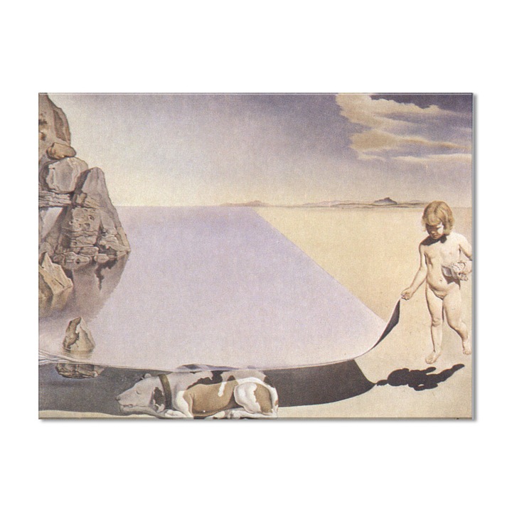 Tablou Canvas Premium Arta Clasica Heartwork, Reproducere, Salvador Dali, Dali at the Age of Six 1950, 60 cm x 80 cm