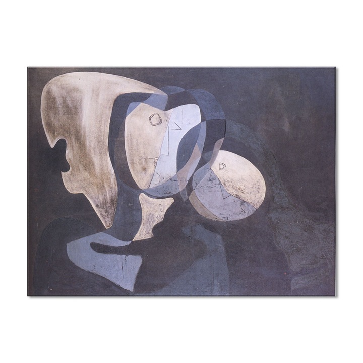 Tablou Canvas Premium Arta Clasica Heartwork, Reproducere, Salvador Dali, Cubist Figure 1926, 60 cm x 80 cm