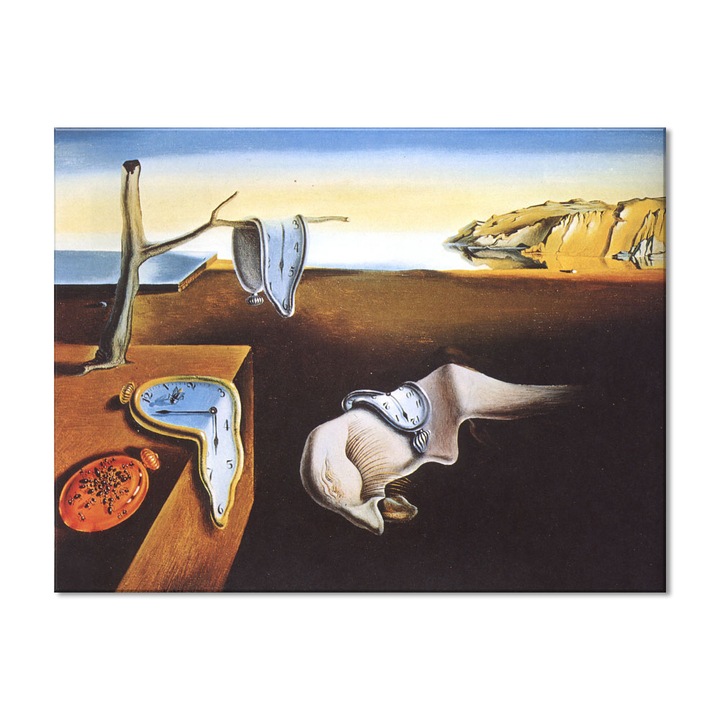 Tablou Canvas Premium Arta Clasica Heartwork, Reproducere, Salvador Dali, The Persistence of Memory 1931, 61 cm x 80 cm