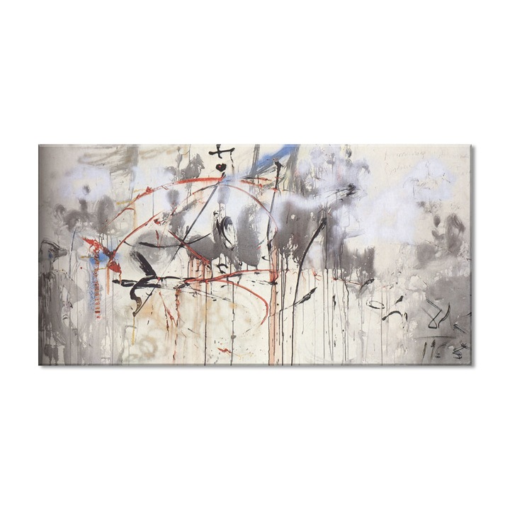 Tablou Canvas Premium Arta Clasica Heartwork, Reproducere, Salvador Dali, Homage to Meirronier 1965, 41 cm x 80 cm