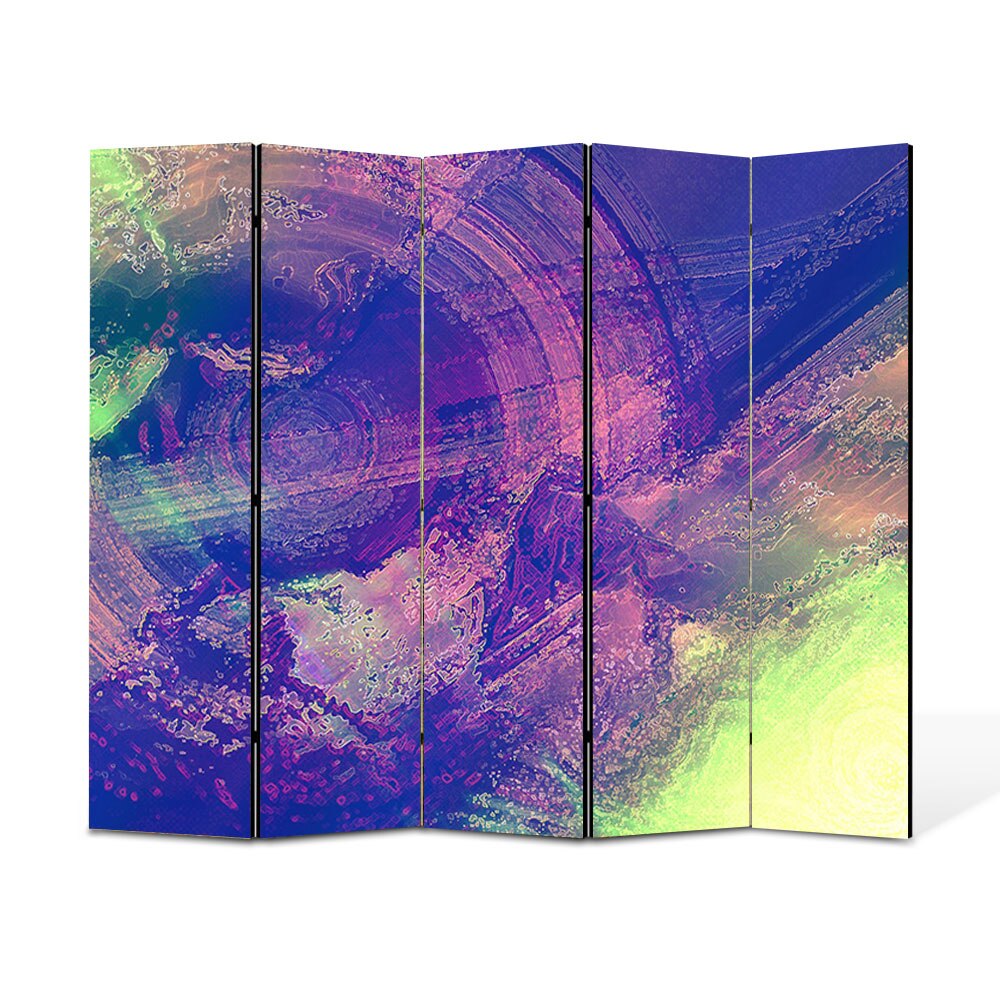 Paravan 5 piese Premium Heartwork TrueColor Sters, Panza pe cadru de lemn, Decoratiuni Moderne pentru Casa, 5 x 45 x 150 cm, 225 x 150 cm