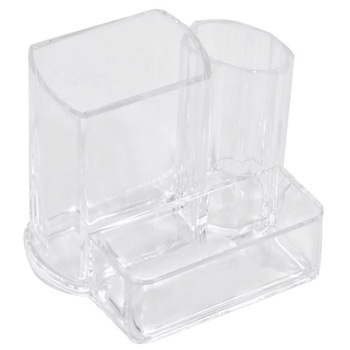 Organizator pentru pensule si creioane, Zola®, 3 compartimente, 12x11 cm Organizator pentru pensule si creioane, Zola®, 3 compartimente, 12x11 cm