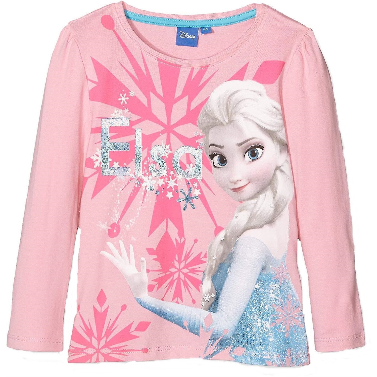 Bluza cu maneca lunga, Roz, Disney Frozen, 8 ani