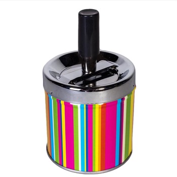 Scrumiera metalica, Zola®, antivant, colorata, 7x7 Scrumiera metalica, Zola®, antivant, colorata, 7x7