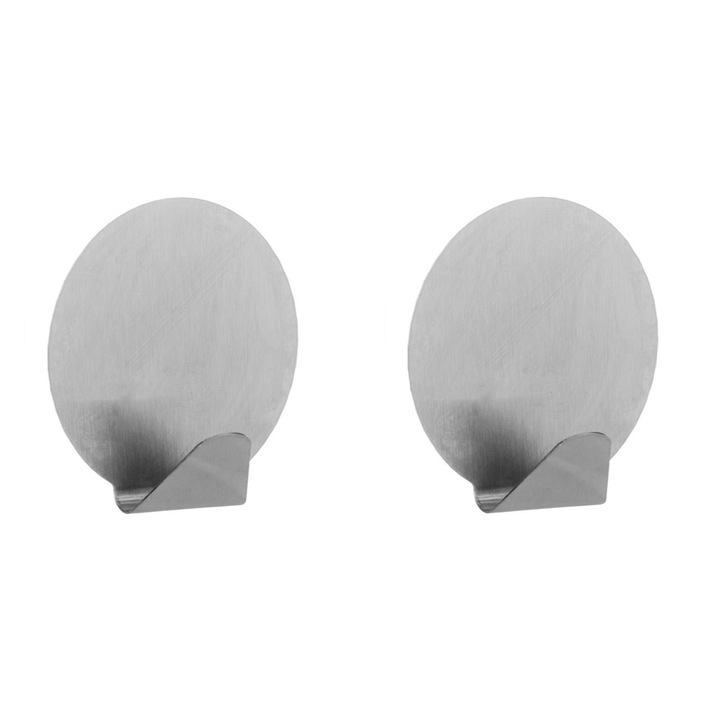 Set 2 cuiere metalice, Zola®, rotunde, 5 cm