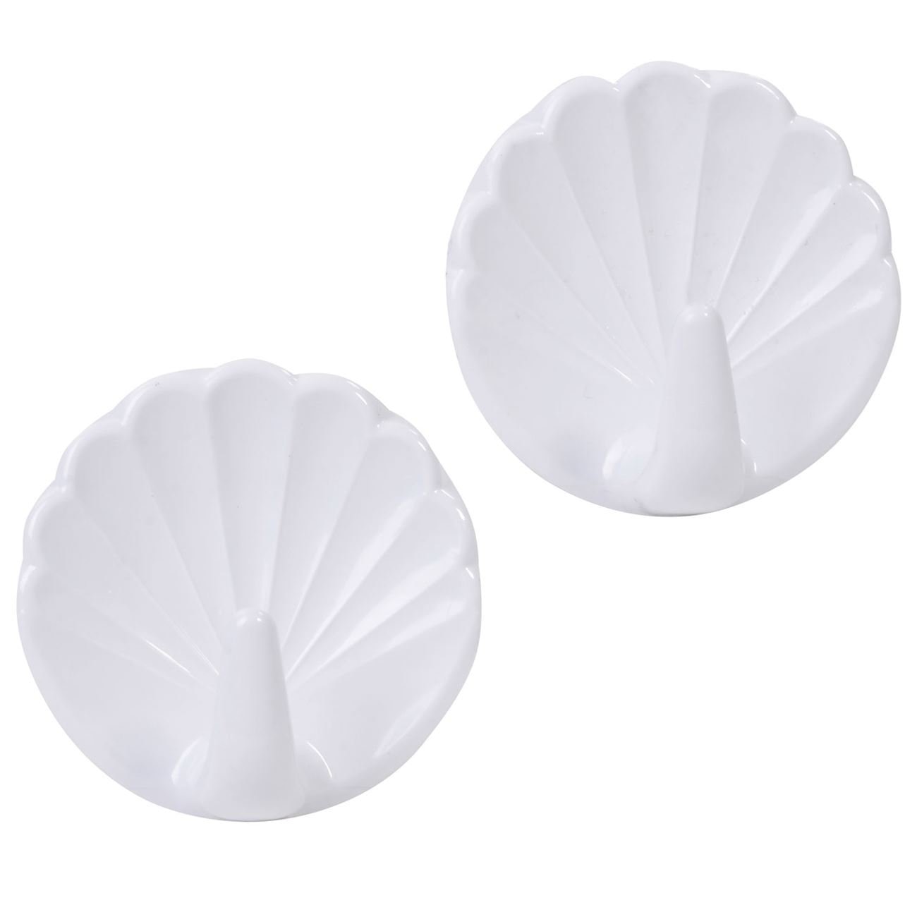 Set 2 cuiere din plastic, Zola®, in forma de scoica