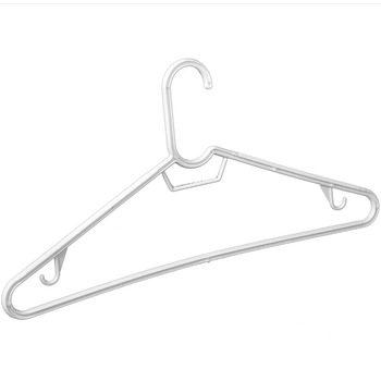 Set umerase din plastic, Zola, 6 bucati, albe Set umerase din plastic, Zola, 6 bucati, albe