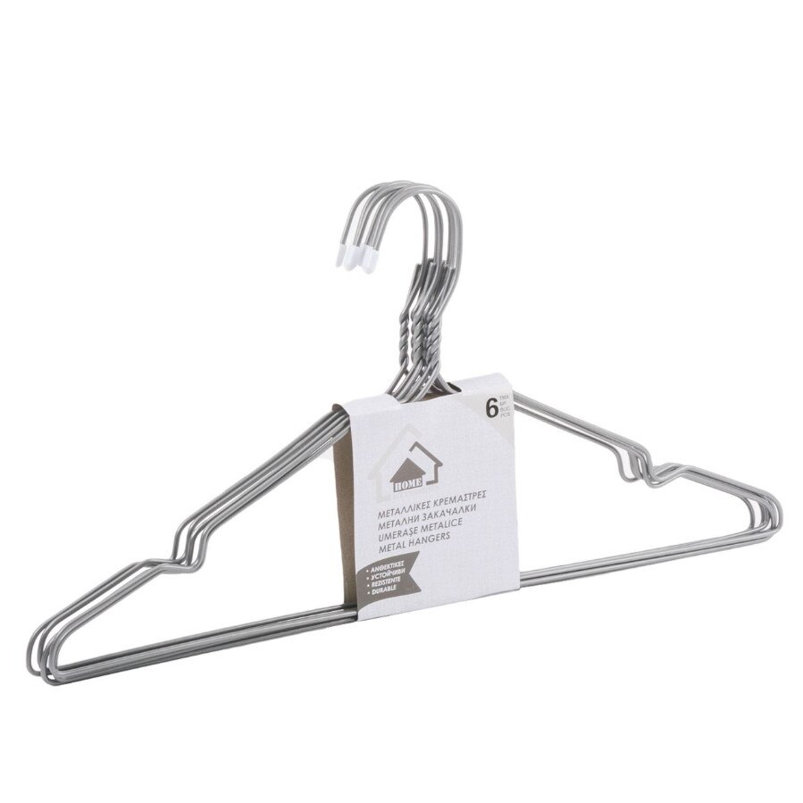 Set umerase metalice, Zola®, 6 bucati, gri