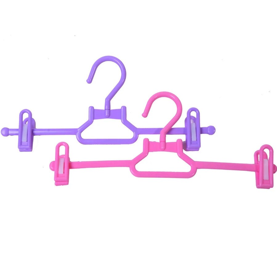 Set umerase din plastic, Zola®, pentru fuste, 5 bucati, lila/fuchsia