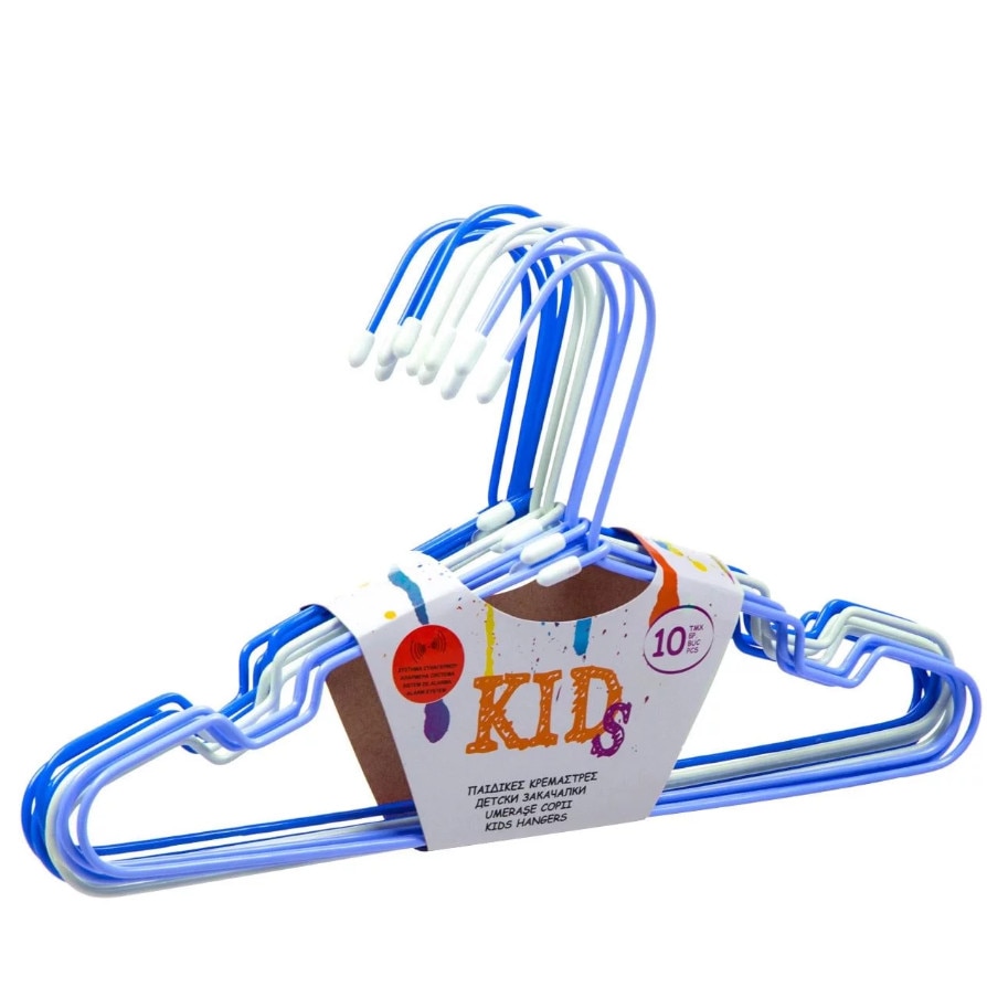 Set umerase metalice, Zola®, 10 bucati, alb/albastru deschis/albastru inchis