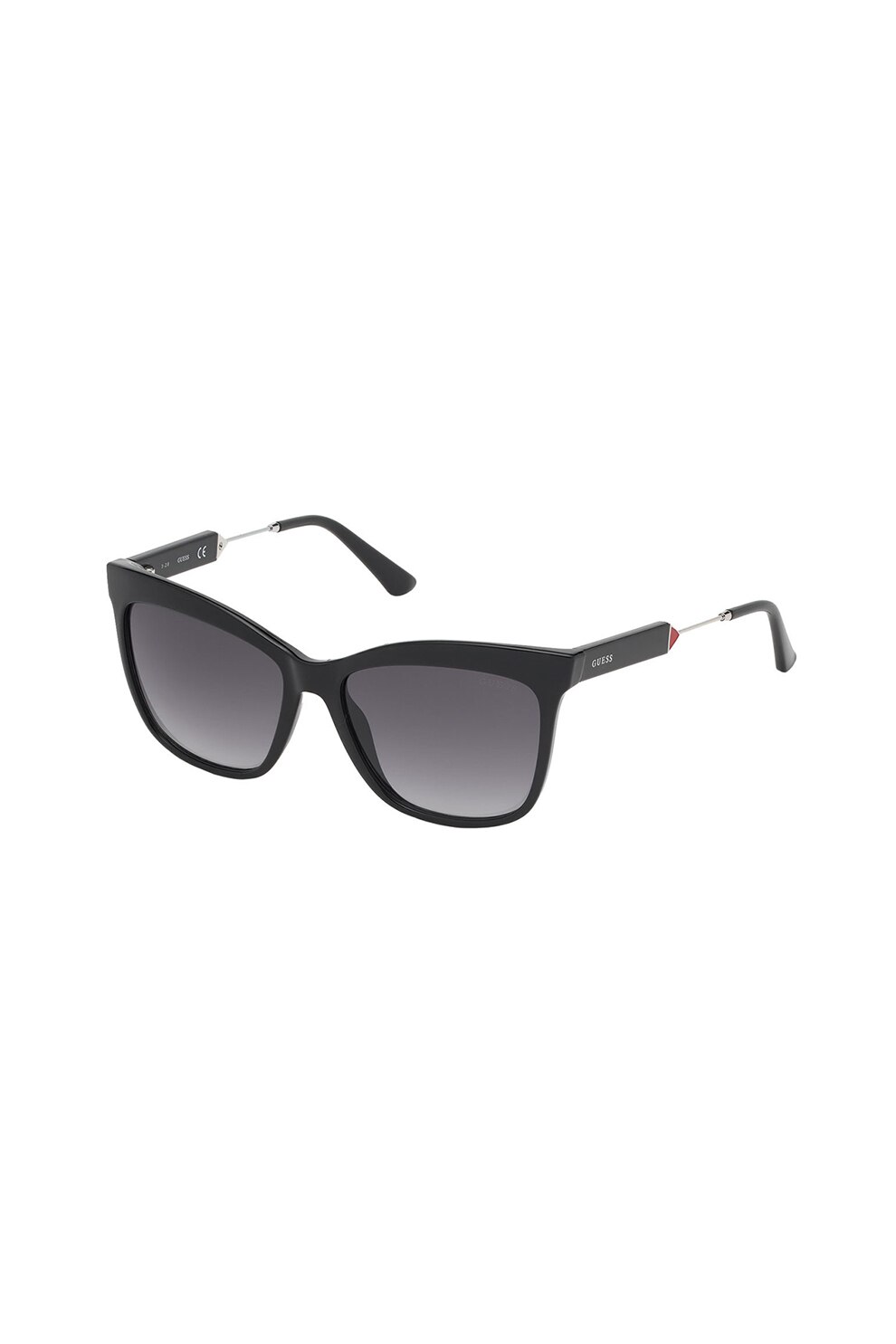Guess, Ochelari de soare cu lentile in degrade, Negru, 55-16-145 Standard