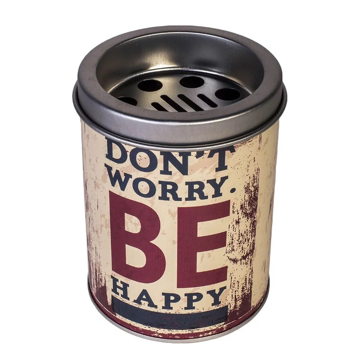 Fém hamutartó, Zola®, barna, üzenettel, 8x10