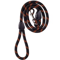 Lesa pentru caini, Zola®, neagra cu model, 115x1.5 cm