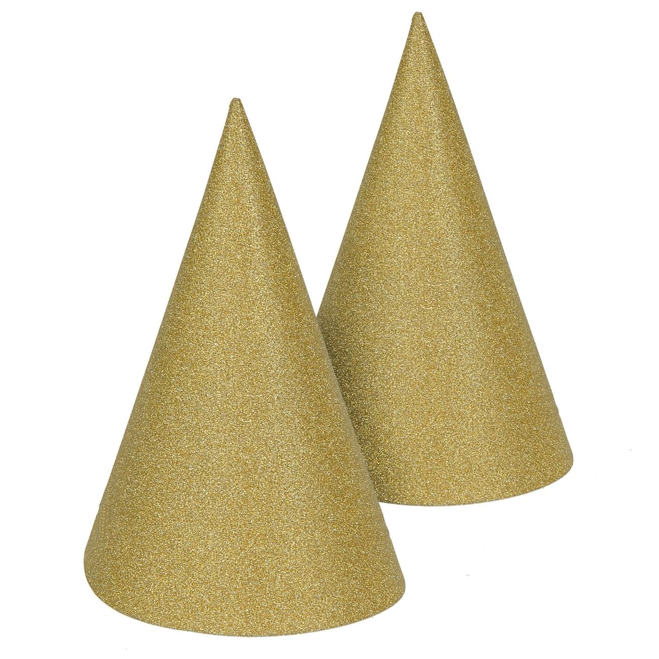 Coifuri Zola® pentru petrereceri tematice, glitter, 15 cm - 6 buc.