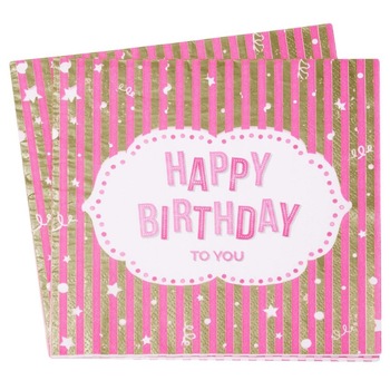 Servetele petrecere, Zola®,Roz cu buline ,33x33 cm, 12 buc Servetele petrecere, Zola®,Roz cu buline ,33x33 cm, 12 buc