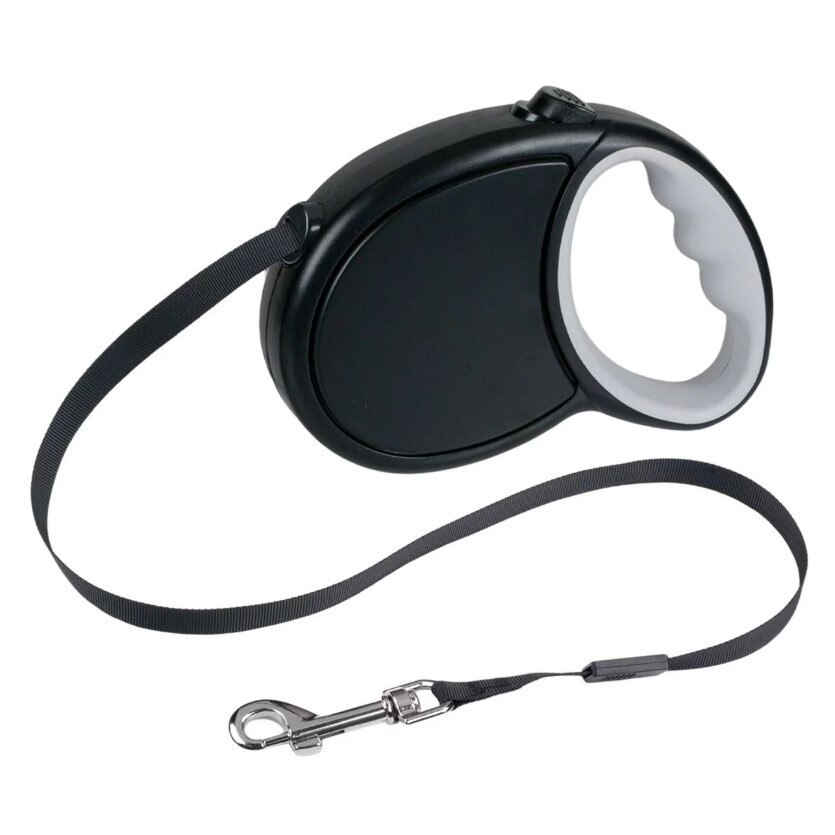 Lesa mecanica pentru caini, Zola®, neagra, 7 m