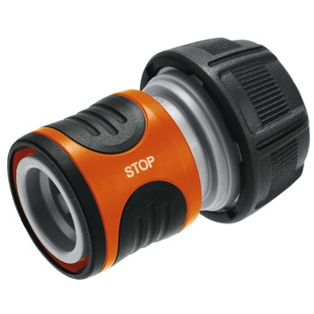 Mufa conectoare cu stop Gardena, 19mm (3/4”) 18214 Mufa conectoare cu stop Gardena, 19mm (3/4”) 18214