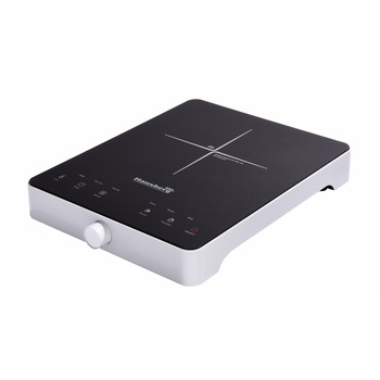 Plita cu inductie Hausberg HB-1526AB, 2000W, control tactil, o zona de gatit Plita cu inductie Hausberg HB-1526AB, 2000W, control tactil, o zona de gatit