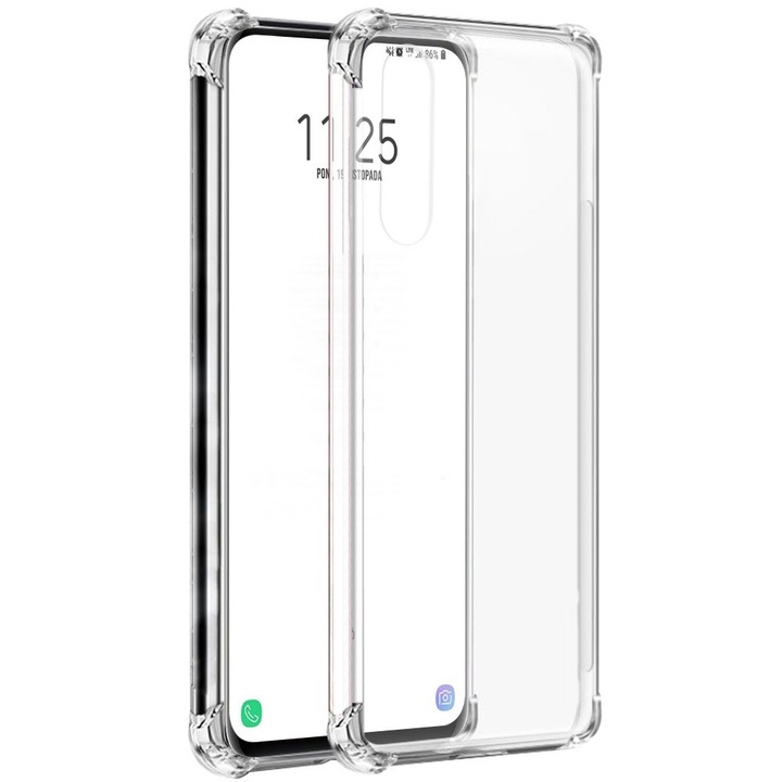 Huawei P30 Telefontok - ütésálló átlátszó tok