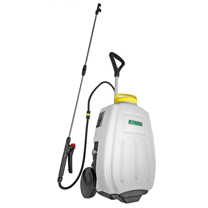 Пръскачка Акумулаторна 16 L RTR MAX, 12V 8Ah, с Колела , Подходяща за Дезинфекция